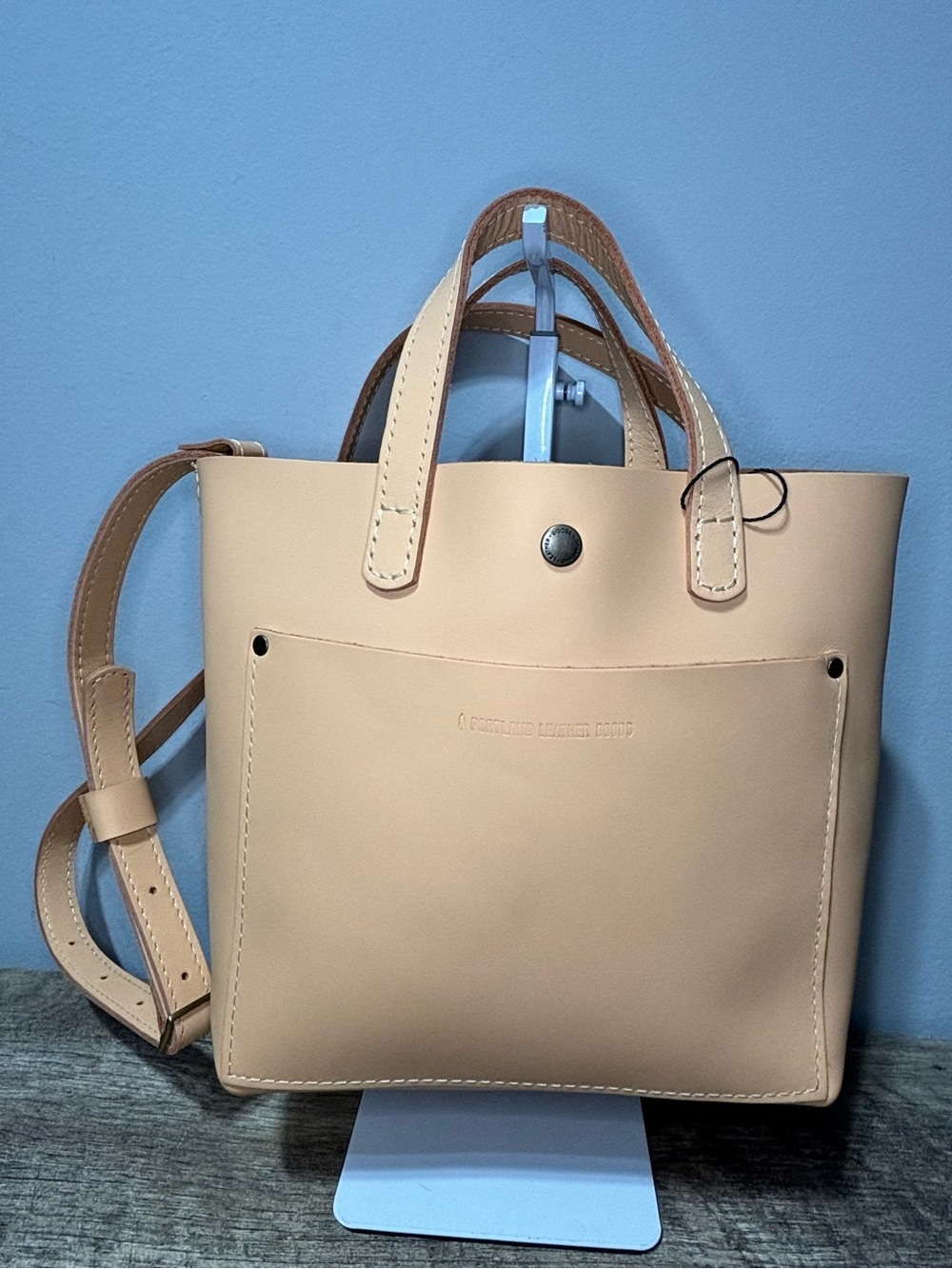 Portland Leather Goods Mini Crossbody Tote - Picture 2 of 16